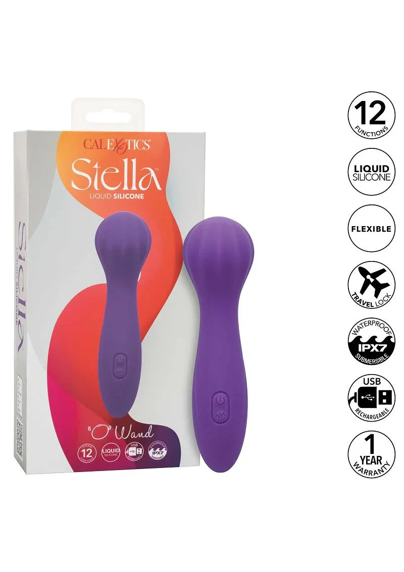 Stella Liquid Silicone 'O” Wand by CalExotics - Happytoys Sexshop: online sex shop for Feeling Happy & Easy 😊 - Discreet geleverd