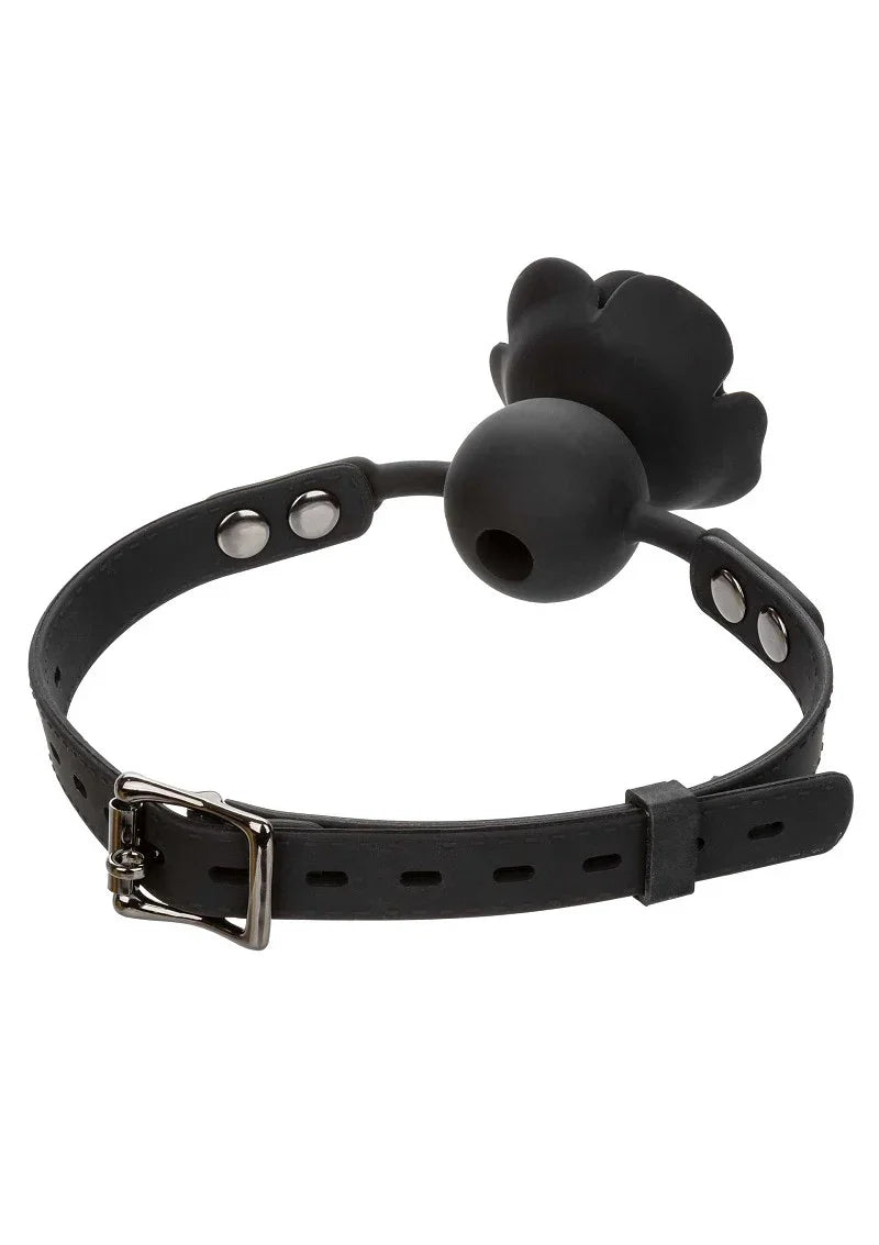 Forbidden Removable Rose Gag by CalExotics - Happytoys Sexshop: online sex shop for Feeling Happy & Easy 😊 - Discreet geleverd