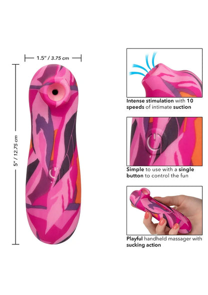 Naughty Bits Suck Buddy Playful Massager by CalExotics - Happytoys Sexshop: online sex shop for Feeling Happy & Easy 😊 - Discreet geleverd