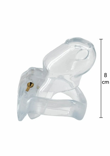 Clear Control Cock Cage Regular by Hidden Desire - Happytoys Sexshop: online sex shop for Feeling Happy & Easy 😊 - Discreet geleverd