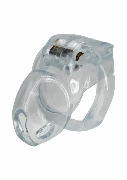 Clear Control Cock Cage Short by Hidden Desire - Happytoys Sexshop: online sex shop for Feeling Happy & Easy 😊 - Discreet geleverd