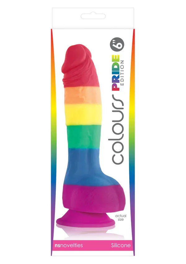Colours Pride Edition 8' Dong by NS Novelties - Happytoys Sexshop: online sex shop for Feeling Happy & Easy 😊 - Discreet geleverd