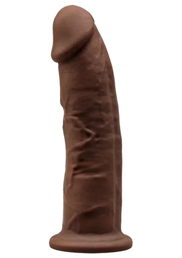 DongModel6inchBrownSkinTonebySilex-D1 @ Happytoys Sexshop: online sex shop for Feeling Happy & Easy 😊 the erotic store owned by a woman