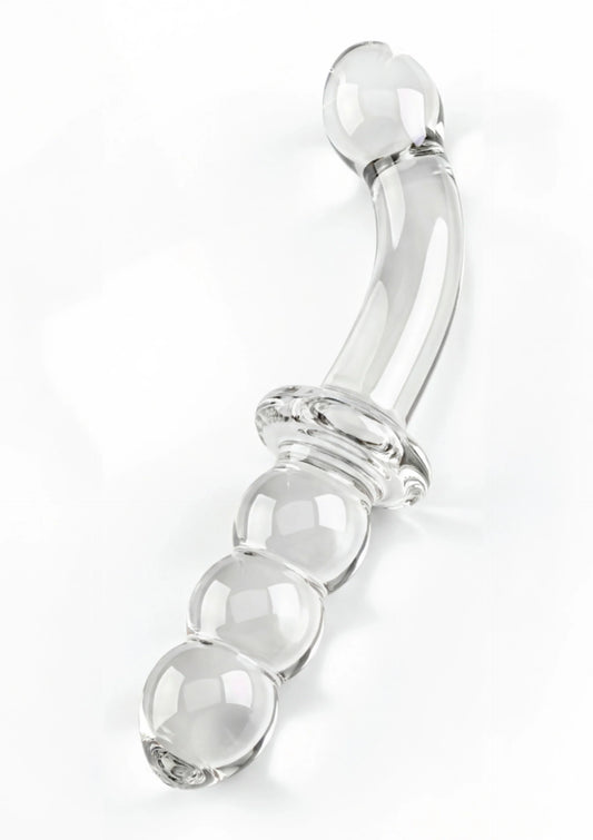 Bestel: Dual - Ended Anal & G - spot Dildo byToyJoy Glass Worxx - vibrators bij Happytoys: de erotische sex webshop | liever Happy dan Easy ⭐⭐⭐⭐⭐