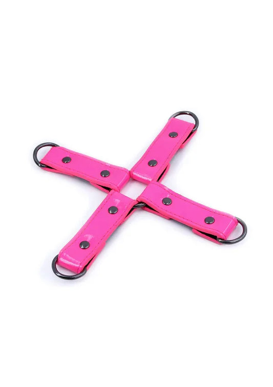 Electra Hog Tie Pink by NS Novelties - Happytoys Sexshop: online sex shop for Feeling Happy & Easy 😊 - Discreet geleverd