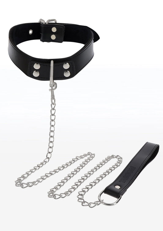 Bestel: Elegant Collar and Chain Leash by Taboom Luxury Bondage Essentials - bij Happytoys: de erotische sex webshop | liever Happy dan Easy ⭐⭐⭐⭐⭐