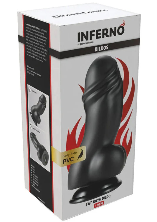 Fat Boys Dildo PVC 19 cm by Hidden Desire - Happytoys Sexshop: online sex shop for Feeling Happy & Easy 😊 - Discreet geleverd