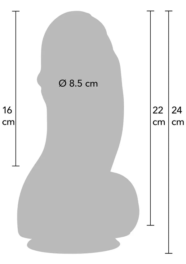 Fat Boys Dildo PVC 22 cm by Hidden Desire - Happytoys Sexshop: online sex shop for Feeling Happy & Easy 😊 - Discreet geleverd