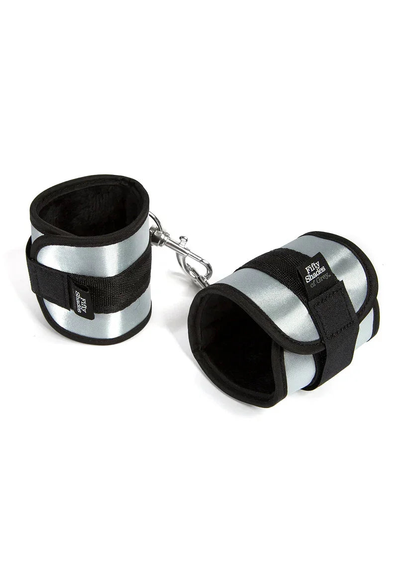 FiftyShadesofGreyTotallyHisSoftHandcuffs1 @ Happytoys Sexshop: online sex shop for Feeling Happy & Easy 😊 the erotic store owned by a woman