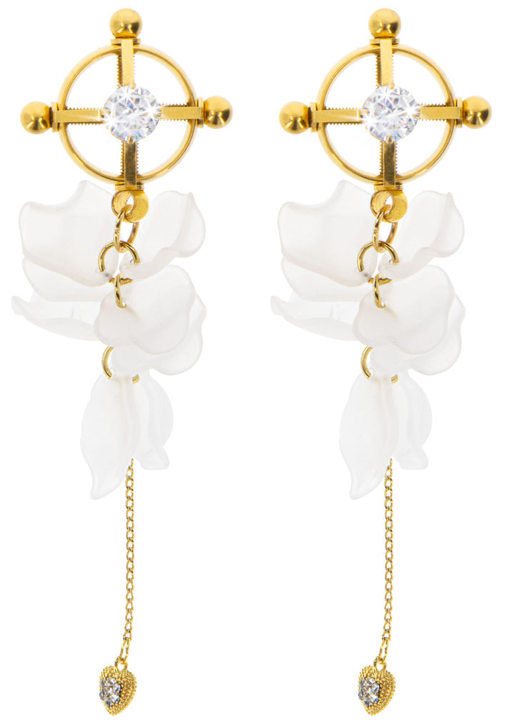 Bestel: Floral Seduction Clamps by Taboom Nipple Play - bij Happytoys: de erotische sex webshop | liever Happy dan Easy ⭐⭐⭐⭐⭐