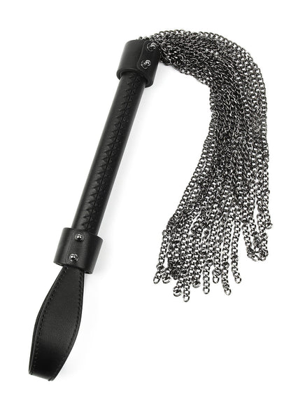 Bestel: Genuine Leather Chain Whip by Hidden Desire Master - bij Happytoys: de erotische sex webshop | liever Happy dan Easy ⭐⭐⭐⭐⭐