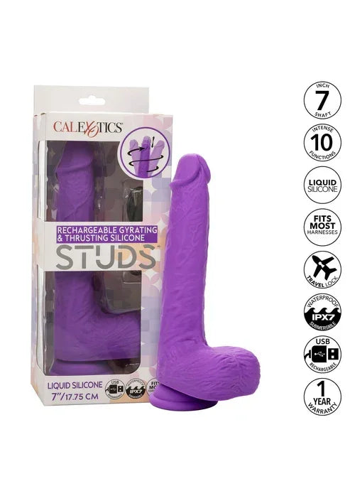Gyrating & Thrusting Studs @ CalExotics - Happytoys Sexshop: online sex shop for Feeling Happy & Easy 😊 - Discreet geleverd