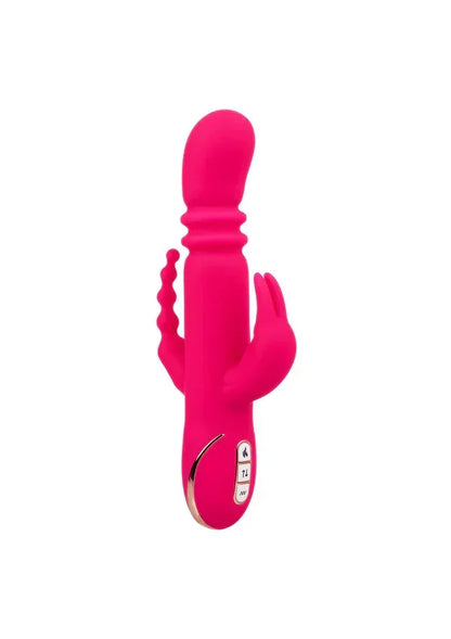 HeatedSiliconeTripleRabbitbyCalExotics1 @ Happytoys Sexshop: online sex shop for Feeling Happy & Easy 😊 the erotic store owned by a woman