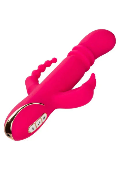 HeatedSiliconeTripleRabbitbyCalExotics10 @ Happytoys Sexshop: online sex shop for Feeling Happy & Easy 😊 the erotic store owned by a woman