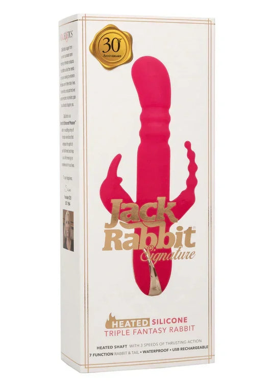 HeatedSiliconeTripleRabbitbyCalExotics2 @ Happytoys Sexshop: online sex shop for Feeling Happy & Easy 😊 the erotic store owned by a woman