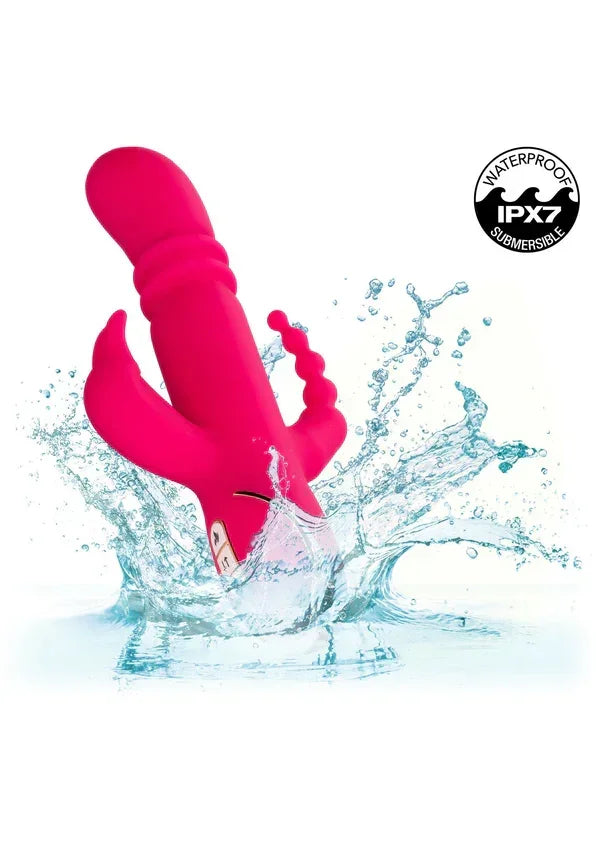 HeatedSiliconeTripleRabbitbyCalExotics6 @ Happytoys Sexshop: online sex shop for Feeling Happy & Easy 😊 the erotic store owned by a woman
