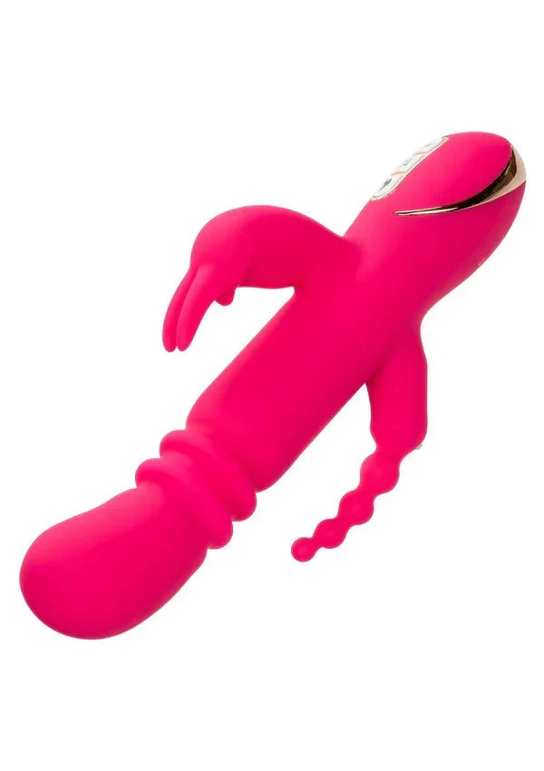 HeatedSiliconeTripleRabbitbyCalExotics9 @ Happytoys Sexshop: online sex shop for Feeling Happy & Easy 😊 the erotic store owned by a woman
