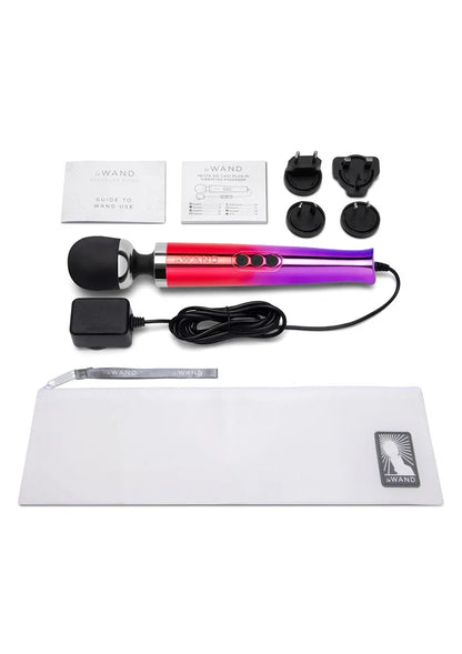 Le Wand Die Cast Plug-In Vibrating Massager (multicolour) - Happytoys Sexshop: online sex shop for Feeling Happy & Easy 😊 - Discreet geleverd