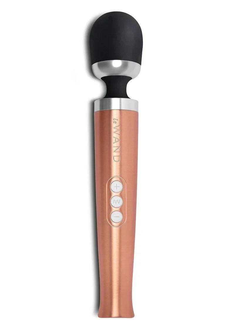 LeWandDieCastRechargeableVibratingMassager_rosegold_1 @ Happytoys Sexshop: online sex shop for Feeling Happy & Easy 😊 the erotic store owned by a woman