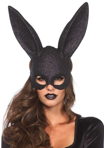 Leg Avenue Glitter Masquerade Rabbit Mask by Leg Avenue