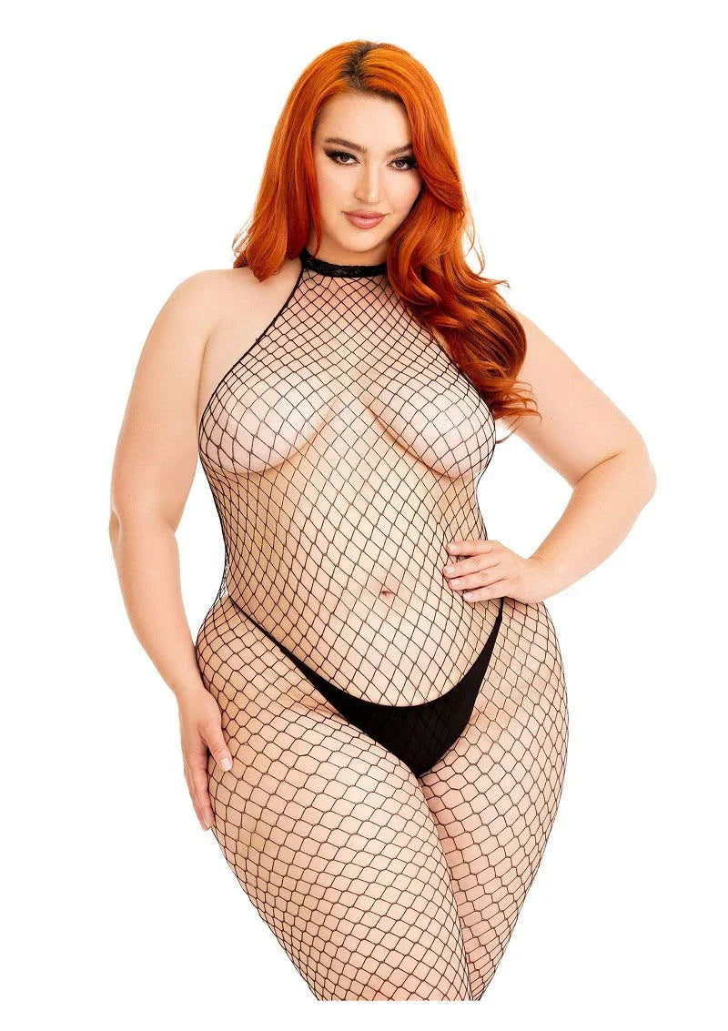 Net backless bodystocking + by Leg Avenue - Happytoys Sexshop: online sex shop for Feeling Happy & Easy 😊 - Discreet geleverd