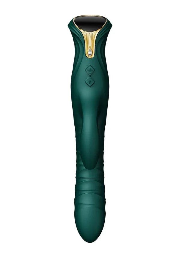 Mose Rabbit Thruster+Heating Green By Zalo - Happytoys Sexshop: online sex shop for Feeling Happy & Easy 😊 - Discreet geleverd