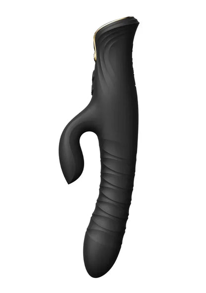 Mose Rabbit Thruster+Heating Black By Zalo - Happytoys Sexshop: online sex shop for Feeling Happy & Easy 😊 - Discreet geleverd
