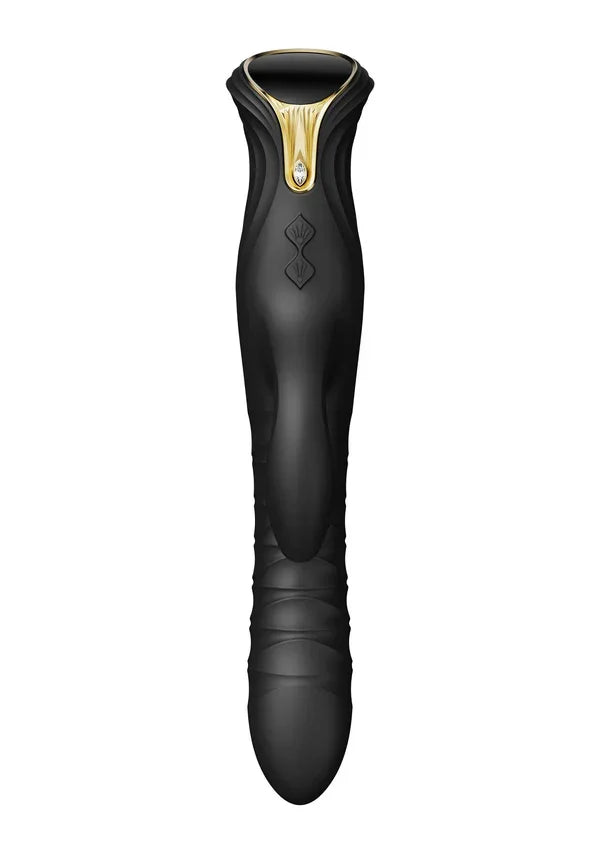 Mose Rabbit Thruster+Heating Black By Zalo - Happytoys Sexshop: online sex shop for Feeling Happy & Easy 😊 - Discreet geleverd