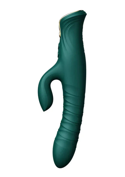 Mose Rabbit Thruster+Heating Green By Zalo - Happytoys Sexshop: online sex shop for Feeling Happy & Easy 😊 - Discreet geleverd