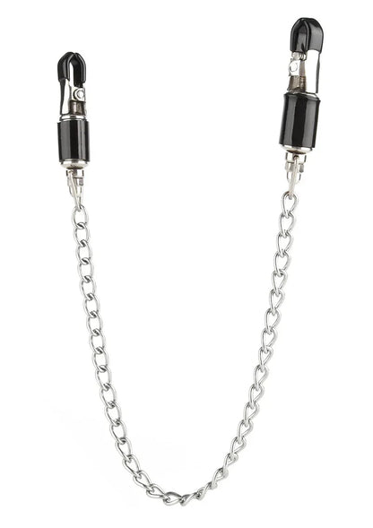 Mr.SteelBarrelTitClampsWithChain2 @ Happytoys Sexshop: online sex shop for Feeling Happy & Easy 😊 the erotic store owned by a woman