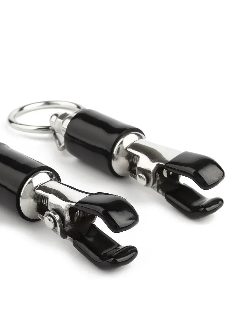 Mr.SteelBarrelTitClampsWithRing3 @ Happytoys Sexshop: online sex shop for Feeling Happy & Easy 😊 the erotic store owned by a woman