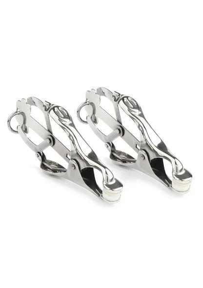 Mr.SteelSqueezerNippleClampsWRing1 @ Happytoys Sexshop: online sex shop for Feeling Happy & Easy 😊 the erotic store owned by a woman