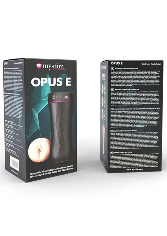 Opus E Masturbator Vagina Stroker by MyStim - Happytoys Sexshop: online sex shop for Feeling Happy & Easy 😊 - Discreet geleverd