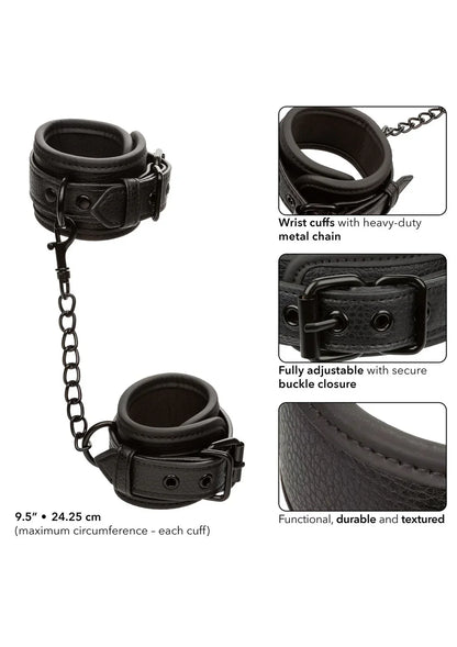 Nocturnal Wrist Cuffs by CalExotics - Happytoys Sexshop: online sex shop for Feeling Happy & Easy 😊 - Discreet geleverd