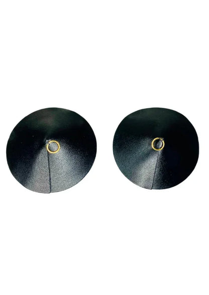 PU Leather Nipple Covers Ring by Kinky Diva - Happytoys Sexshop: online sex shop for Feeling Happy & Easy 😊 - Discreet geleverd