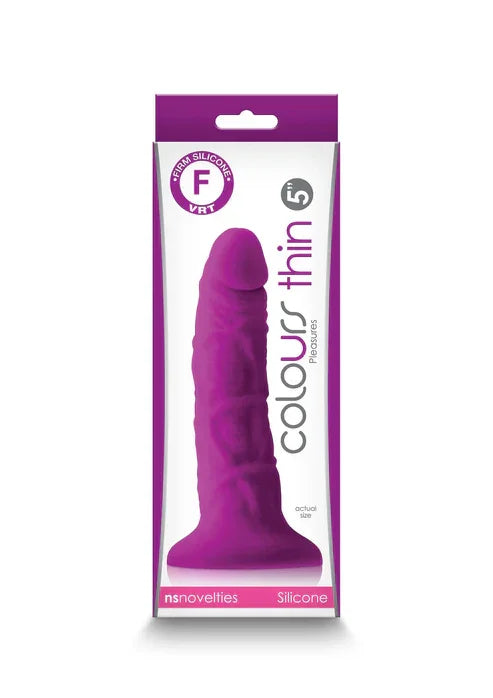 Pleasures Dildo Thin 5 inch by NS Novelties - Happytoys Sexshop: online sex shop for Feeling Happy & Easy 😊 - Discreet geleverd