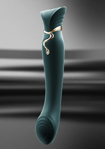Queen G-Spot Puls Wave Vibrator (green) by Zalo - Happytoys Sexshop: online sex shop for Feeling Happy & Easy 😊 - Discreet geleverd