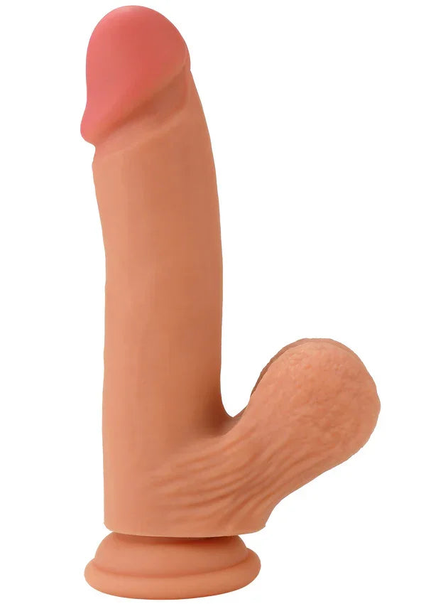 Realistic Dildo Liquid Silicone 19 cm by Hidden Desire - Happytoys Sexshop: online sex shop for Feeling Happy & Easy 😊 - Discreet geleverd