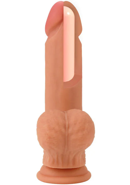 Realistic Dildo Liquid Silicone 20 cm by Hidden Desire - Happytoys Sexshop: online sex shop for Feeling Happy & Easy 😊 - Discreet geleverd