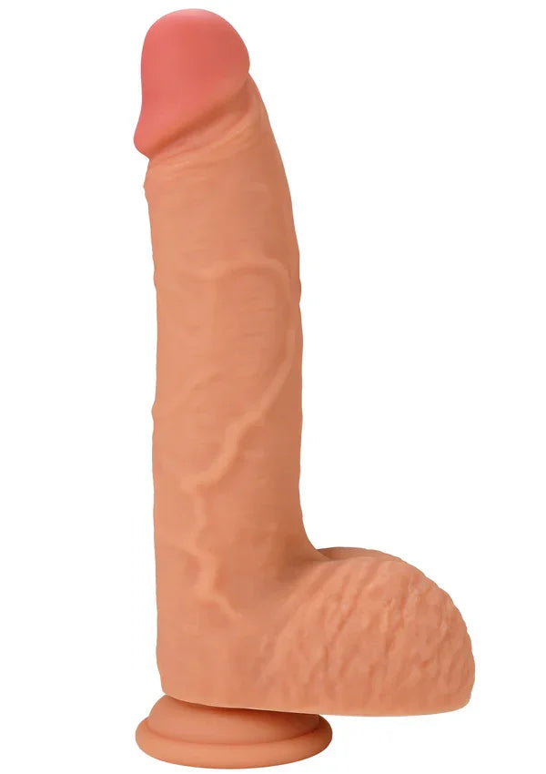 Realistic Dildo Liquid Silicone 23 cm by Hidden Desire - Happytoys Sexshop: online sex shop for Feeling Happy & Easy 😊 - Discreet geleverd