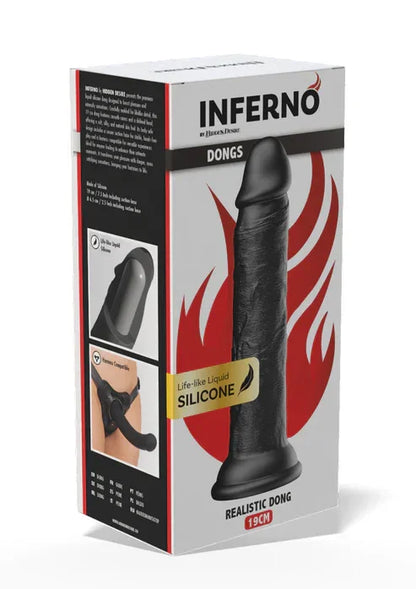 Realistic Dong Liquid Silicone 19 cm by Hidden Desire - Happytoys Sexshop: online sex shop for Feeling Happy & Easy 😊 - Discreet geleverd