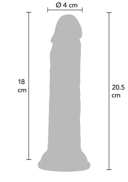 Realistic Dong Liquid Silicone 20.5 cm By Hidden Desire - Happytoys Sexshop: online sex shop for Feeling Happy & Easy 😊 - Discreet geleverd