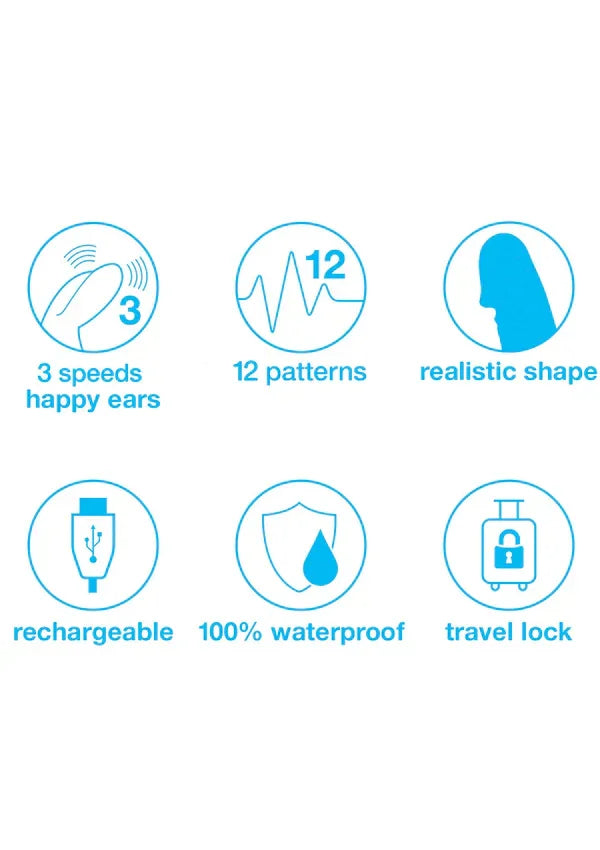 Realistic Rabbit Vibrator by Happy Rabbit - Happytoys Sexshop: online sex shop for Feeling Happy & Easy 😊 - Discreet geleverd