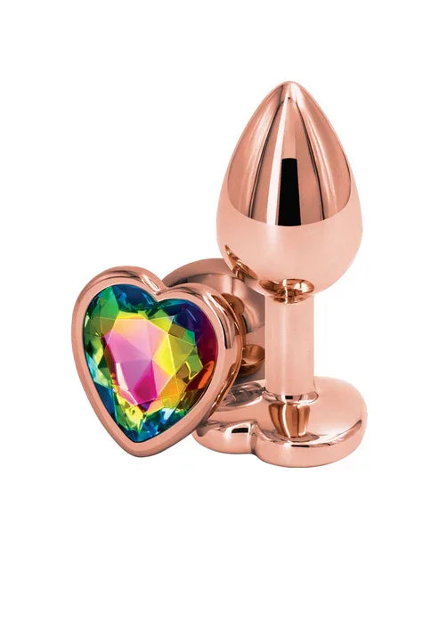 Rear Assets Rose Gold Heart S by NS Novelties - Happytoys Sexshop: online sex shop for Feeling Happy & Easy 😊 - Discreet geleverd