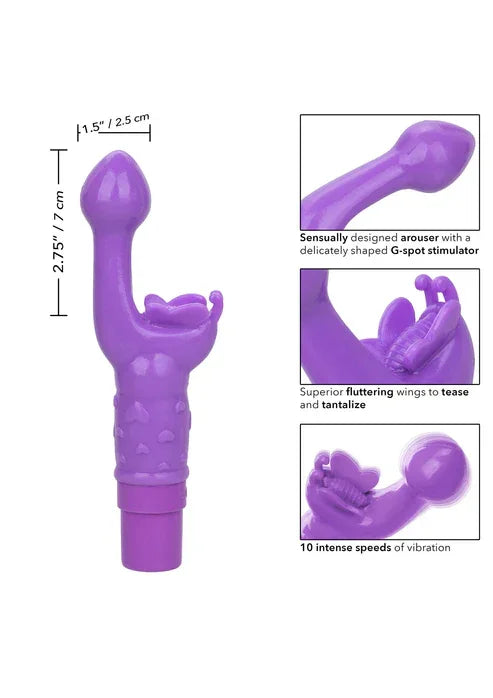 Rechargeable Butterfly Kiss by CalExotics - Happytoys Sexshop: online sex shop for Feeling Happy & Easy 😊 - Discreet geleverd