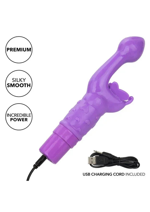 Rechargeable Butterfly Kiss by CalExotics - Happytoys Sexshop: online sex shop for Feeling Happy & Easy 😊 - Discreet geleverd