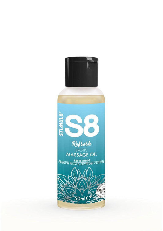 S8 Massage Oil Box 3x 50ml massage olie met 3 geuren - Happytoys Sexshop: online sex shop for Feeling Happy & Easy 😊 - Discreet geleverd