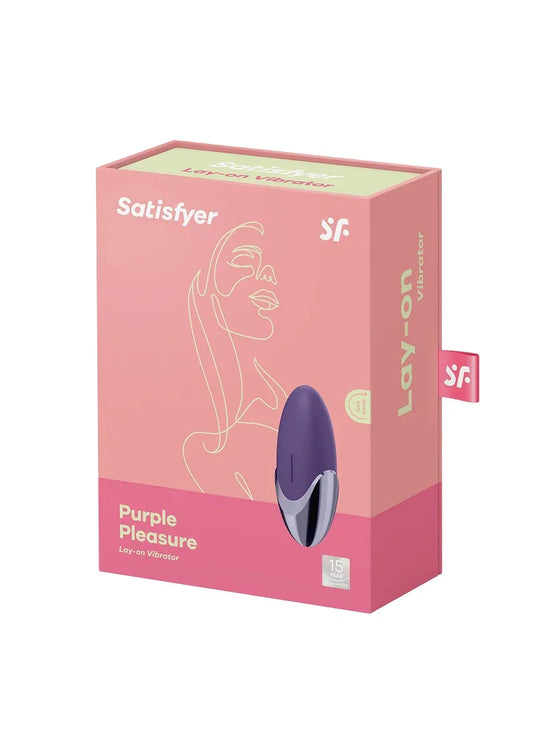 Purple Pleasure vibrator by Satisfyer - Happytoys Sexshop: online sex shop for Feeling Happy & Easy 😊 - Discreet geleverd