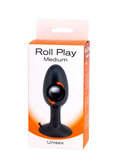 Seven Creations Roll Play Medium Butplug met bewegende bal - Happytoys Sexshop: online sex shop for Feeling Happy & Easy 😊 - Discreet geleverd