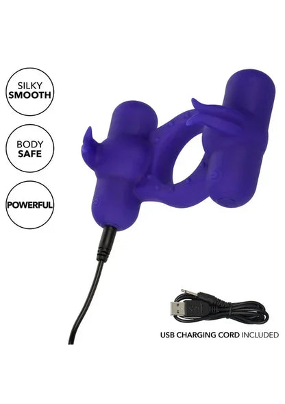 SiliconeRechargeableTripleOrgasmEnhancerbyCalExotics5 @ Happytoys Sexshop: online sex shop for Feeling Happy & Easy 😊 the erotic store owned by a woman